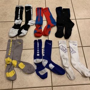 Nike Elite Socks Large- 6 pair